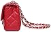 ILISHOP Women's Fashion Shoulder Bag Quilting Chain Cross Korean Ladies Handbag (red)