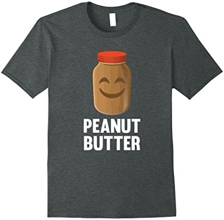 Mens Peanut Butter - Cute His And Hers Relationship T-Shirt XL Dark Heather