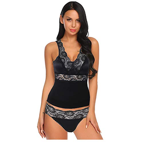 NBB Lingerie Women's Sleepwear Lace Pajamas Set Shorts Nightwear