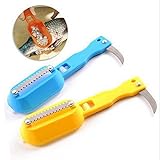 1 Pc Fish Tools Fast Cleaning Fish Skin Steel Fish Scales Brush Shaver Remover Cleaner Descaler Skinner Scaler Fishing Tools Knife
