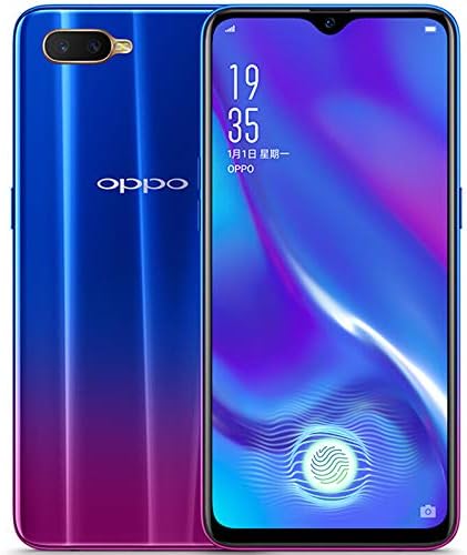 Original OPPO K1 6G+64G Mobile Phone 4G LTE Android 8.1 Snapdragon 660 Octa Core 25MP AI Selfie Screen Fingerprint ID Cellphone Support Google-by (CTM Global Store) (6G+64G Blue)