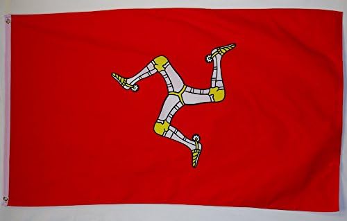 Isle Of Men 3' X 5' Country And Racing Flag Deluxe Indoor Outdoor Banner