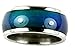 Mood Rings 10mm Solid Heavy Gauge Stainless Steel Comfort Fit Band 70's Style Not Cheap Very