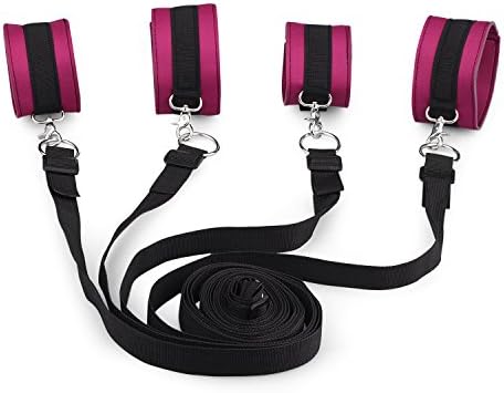 Soft and Durable Bed Straps Set for Restraints(Purple)