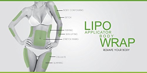 Ultimate Body Wrap Lipo Applicator. 6 Skinny Body Wraps, it works for stomach Inch Loss, Tone