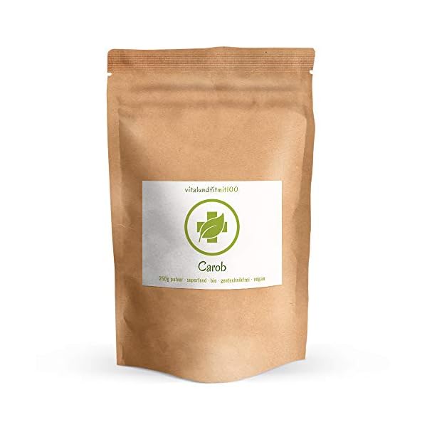 Bio Carob Pulver 250 g – Bild 3