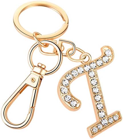 Gold Crystal Initial Letter Keychain For Women - Elegant Purse Charm With Tassel, Perfect Personalized Gift - View #6