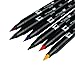 Tombow Dual Brush Pen Art Markers, Primary, 6-Pack