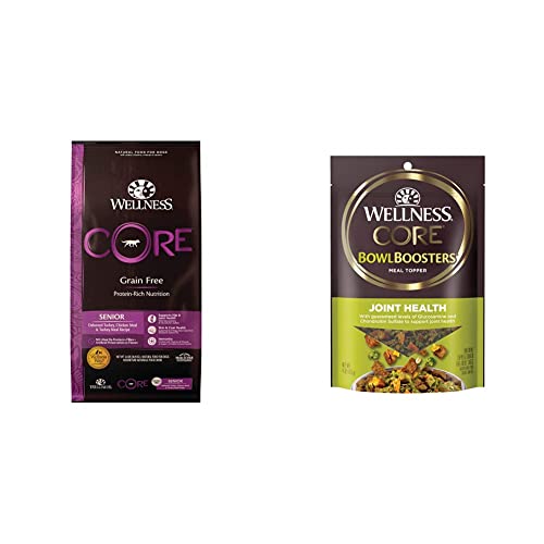 Wellness CORE Natural Grain Free Senior Dry Dog Food, 24 Pound Bag CORE