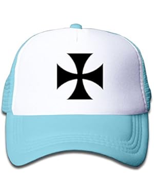 Knight Cross Logo Youth Toddler Mesh Hat Boy and Girl Baseball Trucker Cap