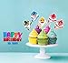 Bolove Shark Birthday Cake Topper, Shark Theme Party Kids Birthday Party Supplies Decorations