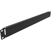 QiaoYoubang 1U Hinged Blank Panel -Metal Filler Blank Rack Mount Panel | 1U Panel Spacer for 19 inches Server Rack or Network Cabinet (1U blank panel)