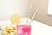 Kikkerland Biodegradable Paper Straws, Birch
