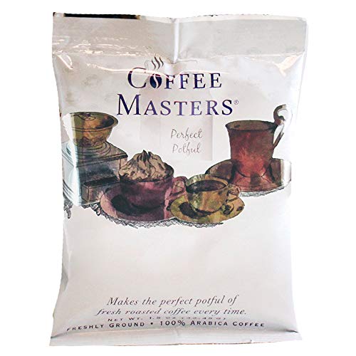 Coffee Masters Perfect Potful Butter Pecan Ground Coffee, 1.5-Ounce Packets (Pack of 12)