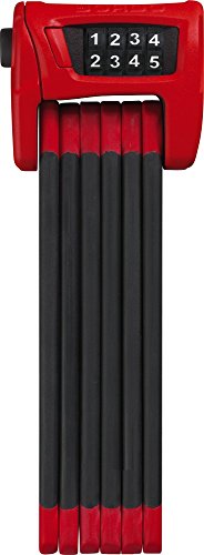Abus Bordo Combo 6100 Link Lock, 90cm length / 5mm thick links, Red
