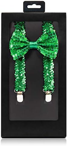 McWay Bowtie and Suspender Set For Men, Adults | Premium Quality | With Gift Box | Wide And Adjustable | Classy Design