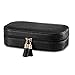 Vlando Jewelry Book Organizer - Leather Travel Jewelry Case Tassels, Black