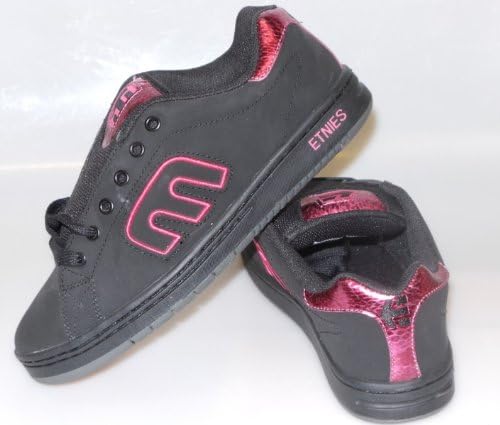 black and pink etnies