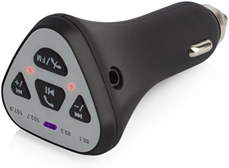 Bluetooth FM Transmitter Wireless USB Car Charging Kit Hand-free Call for iPhone, Samsung, LG, HTC, Nexus, Motorola,Sony Android Smartphone- Black