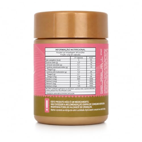 Kit 2und 120 cápsulas Max Efa (Óleo de Linhaça, Prímula, Borragem com TCM e Vitaminas A, D3, K e E)
