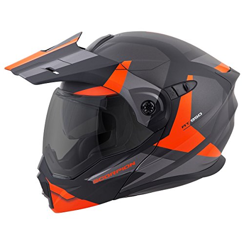 ScorpionEXO Unisex-Adult Modular/Flip Up Adventure Touring Motorcycle Helmet (Orange, X-Large) (EXO-AT950 Neocon) ScorpionEXO Unisex-Adult Modular/Flip Up Adventure Touring Motorcycle Helmet (Orange, X-Large) (EXO-AT950 Neocon)