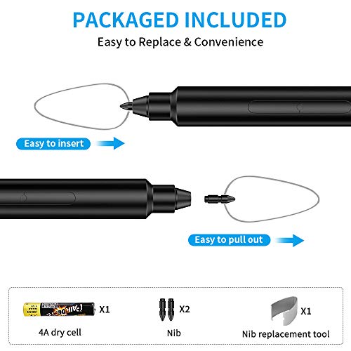 Surface Pen, KINGONE Microsoft Certified Surface Stylus Pen 1024 Levels