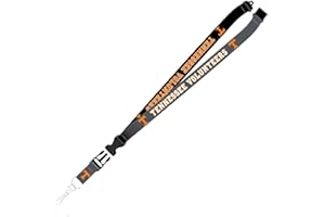Pro Specialties Group Tennessee Vols Lanyard Reverse Pop, CLC College Football/Basketball NCAA Volunteers Gifts and Merchandise