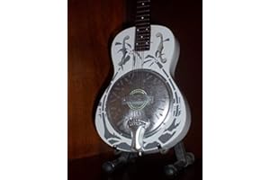 LITTLE GUITAR SHOP Mini Guitar For DIRE STRAITS MARK KNOPFLER Resonator Display Gift