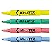 Avery Hi-Liter Desk-Style Highlighters, Smear Safe Ink, Chisel Tip, 4 Assorted Color Highlighters (17752)