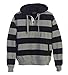 Gioberti Mens French Terry Pullover Striped Hoodie Sweater