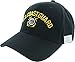 ARMYU Black US Coast Guard USCG Logo Baseball Cap Insignia Embroidered Low Profile Hat