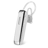 Bluetooth Headset, Gaoye R9 V4.1 HD Voice Control Bluetooth Wireless Headphones / Earbuds / Earpieces Stereo In Ear with Mic Noise Cancelling Compatible with IOS iPhone Samsung Android Tablets (White)