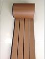 25 Meter Roll Natural Brown Marine Yacht Quality Synthetic Teak Decking Black Caulk Joint