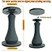 Revolutionary Magnetic Door Stop,Lifemaster Silicone Door Stopper, Self-Adhesive Attaches with NO Screws or Nails. Reusable, Washable. Better Protection for Walls, Doors. Great for Office & Home.