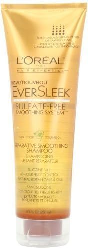 L'Oreal Paris Eversleek Sulfate-Free Smoothing System Reparative Smoothing Shampoo (Pack of 3)