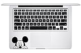 Trackpad Mickey Mouse Peeking Apple MacBook Decal Vinyl Sticker Apple Mac Air Pro Retina Laptop Keyboard Sticker