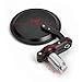 Black Motorcycle 3' Round 7/8' Handle Bar End Rearview Mirrors For Honda Harley