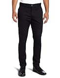 Dickies Men's Skinny Straight Fit Work Pant, Black, 33x30