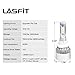 LASFIT 9005/HB3 LED Headlight Bulbs 72W 7600LM LED Headlight Conversion Kits Internal Driver Xenon White 6000K High Beam (Pack of 2)