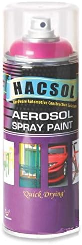HACSOL Multi Purpose Lacquer Aerosol Paint Spray for Car and Bike (Yellow)
