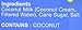 Nature's Charm Sweetened Condensed Coconut Milk, 11.25 Oz. (Pack of 6)