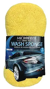 PRIKNIK Wash and Dry 2-in-1 Multipurpose Microfibre High Permance Cleaning Sponge(2 Pieces) Home Kitchen Car Bike Vehicle Washing Cleaning Shining -Compatible with Skoda Superb Type 2 (2012-2015)