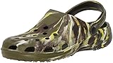 Sunville Men's Perforated Garden Clog Shoes Camo 10