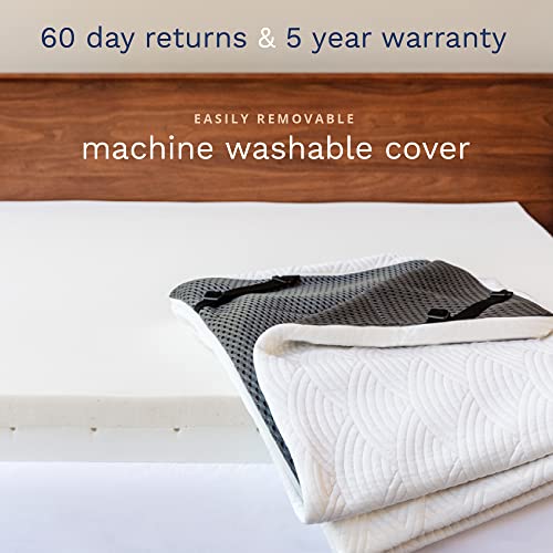 ViscoSoft 4 Inch Active Cooling Memory Foam Mattress Topper Full Made