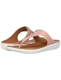 FitFlop Comercio; Banda & trade; toe-thong Sandalias de piel II   Crystal
