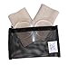 CRS Cross Ankle Gel Sleeves - Padded skate socks ankle protection (Figure skating, hockey, roller, Inline, riding, ski or equestrian tall boots) (2 Discs + 2 Gel Sleeves)
