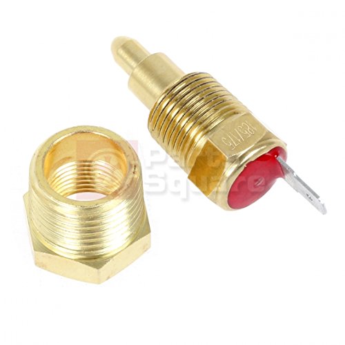PartsSquare 185 to 200 Degree Electric Engine Cooling Fan Thermostat Switch 3/8" Pipe Thread NPT