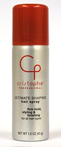Cristophe Professional Hair Spray, Ultimate Shaping 1.5 Oz (Pack of 4)