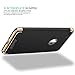 iPhone 7 Case, AnsTOP 3 in 1 Ultra Thin and Slim Anti-Scratch Protective Hard Case Coated Non Slip Matte Surface with Electroplate Frame for Apple iPhone 7-Black