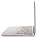 MOSISO Compatible with MacBook Air 13 inch Case (Models: A1369 & A1466, Older Version 2010-2017 Release), Protective Plastic Hard Shell Case & Keyboard Cover & Screen Protector, Light Purple
